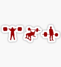 Kraftdreikampf Sticker