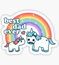 Best Unicorn Dad Sticker