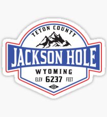 JACKSON HOLE WYOMING Mountain Skiing Ski Snowboard Snowboarding Sticker