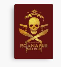Black Lagoon ROANAPUR GUN CLUB red Canvas Print