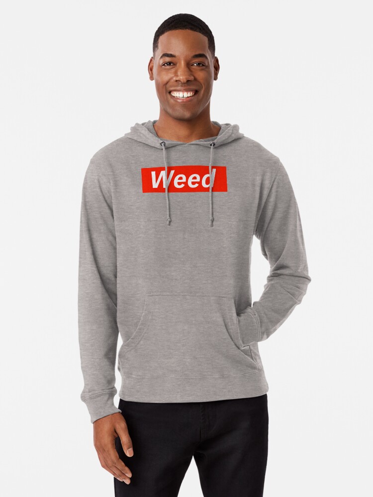 supreme weed hoodie