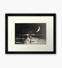 The Day Has Eyes, The Night Has Ears Framed Print
