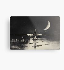 The Day Has Eyes, The Night Has Ears Metal Print