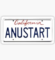 Arrested Development - Tobias Vanity Plate Sticker