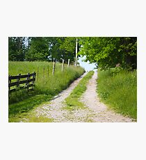 OVER THE HILL Photographic Print