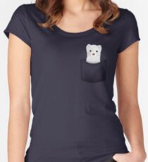 pocket ferret Women's Fitted Scoop T-Shirt