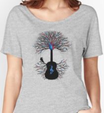 Rhythms of the Heart ~ Surreal Guitar Women's Relaxed Fit T-Shirt