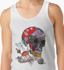 Japanese Sugar Skull Tank Top