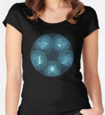 Warriors - Five Giants Wheel Women's Fitted Scoop T-Shirt