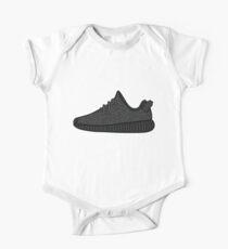 Yeezy Boost 350 Pirate Black One Piece - Short Sleeve