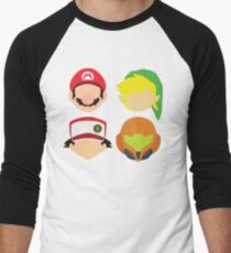 Nintendo Greats Men's Baseball ¾ T-Shirt