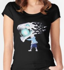 Undertale - Sans and Gasterblaster Women's Fitted Scoop T-Shirt