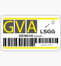 Destination Geneva Airport Sticker