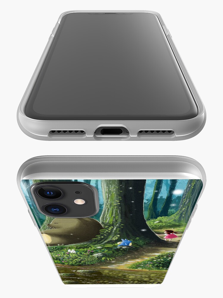 Vista alternativa de Funda y vinilo para iPhone Totoro and Mei
