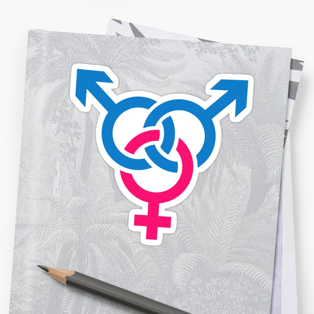 Bisexual Symbols Stickers By Designzz Redbubble 2554