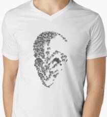 How many have you seen today? | Doctor Who Silents Men's V-Neck T-Shirt