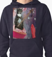 swedish cupcakes cat Pullover Hoodie