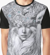 Fairy fairy with white hawks Graphic T-Shirt