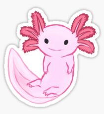 Leucistic Axolotl Sticker Sticker