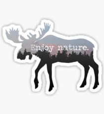 Pegatina Disfruta de la naturaleza.