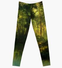 Forrest corner Landscape Leggings