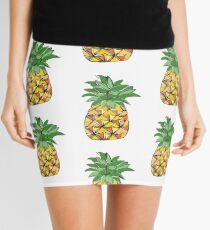 Picasso Pineapple Mini Skirt
