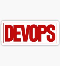DEVOPS - Marvel style Sticker
