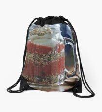 Layered Muesli Breakfast Drawstring Bag