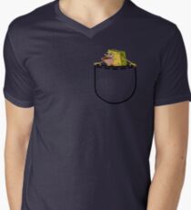 Caveman Spongebob (SpongeGar) Pocket Shirt Men's V-Neck T-Shirt