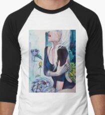 In Her Garden Men's Baseball ¾ T-Shirt