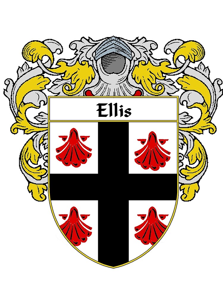 "Ellis Coat of Arms/Family Crest" Metal Print by IrishArms Redbubble