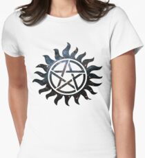 Übernatürliche Galaxie Tailliertes T-Shirt für Frauen