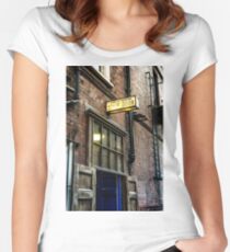 stage door Women's Fitted Scoop T-Shirt