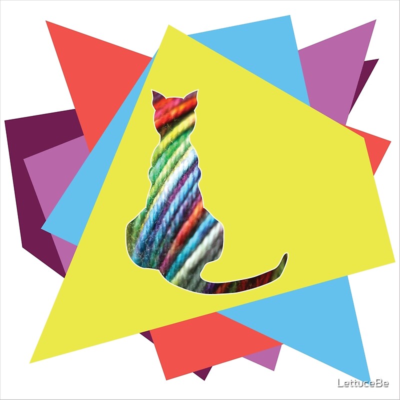 "Yarn cat" Framed Prints by Trish Peach Redbubble