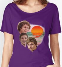 3 Cera Sunset Women's Relaxed Fit T-Shirt