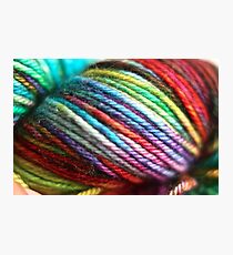 Colorful Yarn Skein for knitters Photographic Print