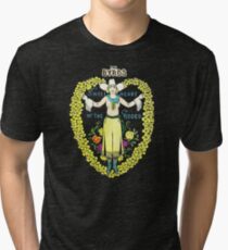 Camiseta de tejido mixto El amor de Byrds de la camisa del rodeo