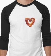 Bacon Heart Men's Baseball ¾ T-Shirt