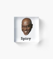 "Spicy" Ainsley Hariott Meme Acrylic Block