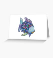 Der Regenbogenfisch Grußkarte