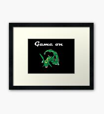 Game on Rayquaza Framed Print