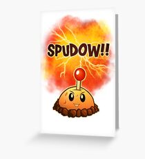 Spuddow Greeting Card
