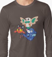 Pokemon Sun and Moon Starters Long Sleeve T-Shirt