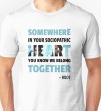 sociopathic heart - Root & Shaw Unisex T-Shirt