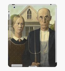 Grant Wood - American Gothic iPad Case/Skin