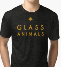 Glass Animals Yellow Tri-blend T-Shirt