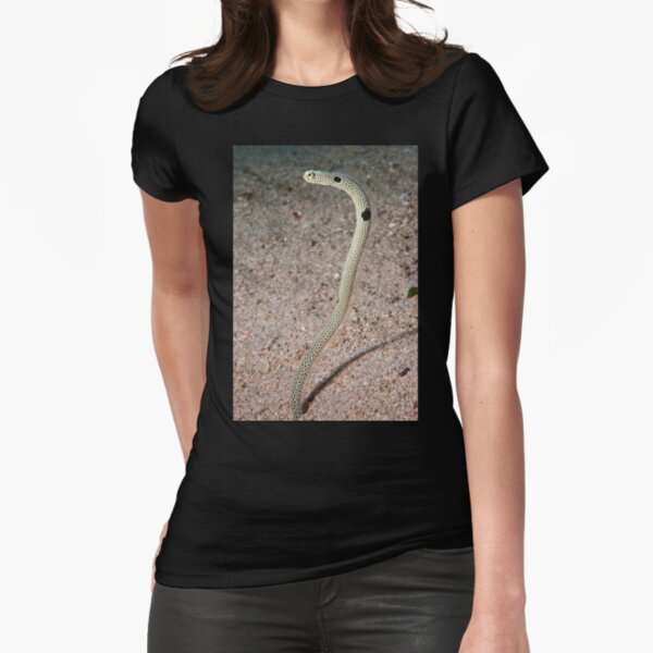 Spotted Garden Eel, North Sulawesi, Indonesia Fitted T-Shirt