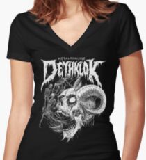 Dethklok Women's Fitted V-Neck T-Shirt