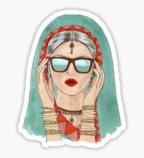 Desi girl Sticker