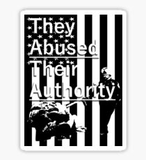 Abuse Sticker